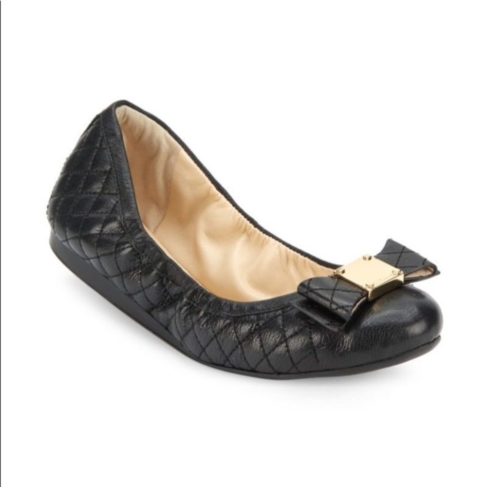 Cole Haan Tali Bow Quilted Bow Ballet Flats